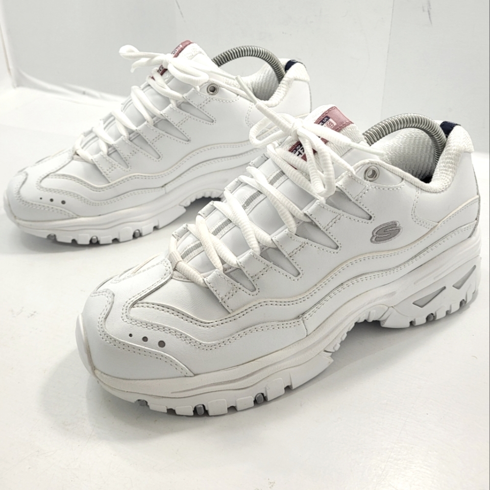 SKECHERS SPORT ENERGY ORBIT MULE WALKING SNEAKERS WOMEN'S SIZE 9.5 WHITE A3 - Picture 3 of 16